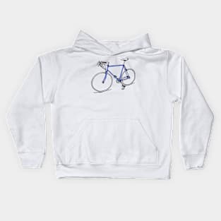 Blue Bike Kids Hoodie